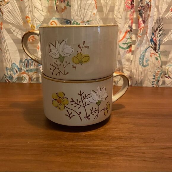 Vintage Stoneware Soup Cups - Picture 3 of 5